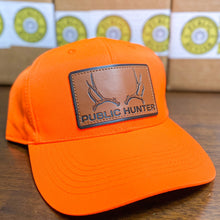 Load image into Gallery viewer, 270 Big Game Edition - Mule Deer Leather Patch Hat - Bent Brim Cap
