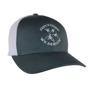 Feet Hangin’ We Bangin’ -  Embroidered Hat - Bent Brim Cap