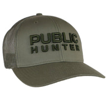 Load image into Gallery viewer, Public Hunter &quot;Loden Green”-  Loden Green PH Large Logo - Bent Brim - Public Hunter