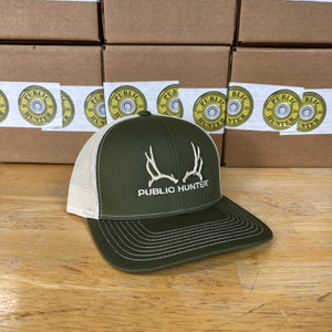 270 Mule Deer - 3D Embroidered Hat - Bent Brim Cap