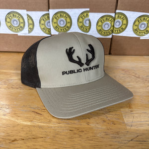 30 - 30 Whitetail Deer - 3D Embroidered Hat - Bent Brim Cap