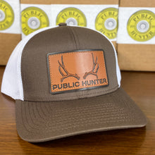 Load image into Gallery viewer, 270 Big Game Edition - Mule Deer Leather Patch Hat - Bent Brim Cap